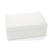 Ivory Coloured Bonded Leather Jewellery Box - P55134