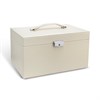 Large Lockable Ivory Jewel Case - P55202
