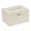 Ivory Cross Stitch Jewellery Box - P55205