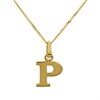 9ct Gold Initial P Necklace - R50127