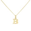 9ct Gold B Initial Necklace - R50129