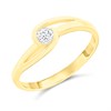 9ct Gold Cubic Zirconia Wrap Ring - R5985
