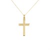 9ct Gold Cross And Chain - R6815