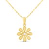 9ct Gold CZ Daisy Necklace - R6901