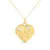 9ct Gold Tree Of Life Diamond Locket And Chain - R7255