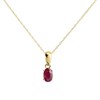 9ct Gold Ruby Necklace - R82113
