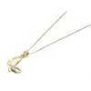 9ct Gold Two Colour Butterfly Necklace - R8759