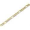 9ct Gold 6mm Wide Figaro Chain - 20in - R9102
