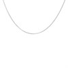 9ct White Gold 1.2mm Wide Round Belcher Chain - 20in - R9315