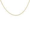 9ct Gold 1mm Wide Diamond Cut Curb Chain - 20in - R9442