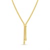 9ct Gold Lariat Style Necklace - R9501