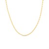 9ct Gold Diamond Cut 18in Oval Belcher Chain - R9839