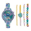 Stitch LAS40001ARG Digital Light Up Watch And Four Bracelets Set - W01187