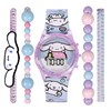 Cinnamonroll CIN0002 Digital Light Up Watch And Four Bracelets Set - W01188