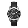 Fossil FS4812 Grant Chronograph Black Leather Strap Watch - W0777