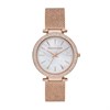 Michael Kors MK4519 Rose Gold Plated Mesh Bracelet Watch - W08123