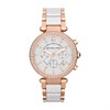 Michael Kors MK5774 Rose Tone White Ceramic Bracelet Watch - W08133
