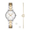 Michael Kors MK1041 Two Tone Watch, Bracelet And Stud Earring Set - W08148