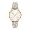 Michael Kors MK2946 Gold Plated Leather Strap Watch - W08150