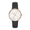 Michael Kors MK2834 Pyper Black Leather Strap Watch - W08156
