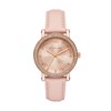 Michael Kors MK2987 Corey Pink Leather Strap Watch - W08170