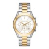 Michael Kors MK8986 Slim Runway Chronograph Two Tone Bracelet Watch - W08187