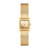 Michael Kors MK4959 Georgie Gold Plated Square Case Mesh Bracelet Watch - W08207
