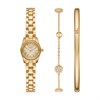 Michael Kors MK4944SET Gold Tone Watch And Two Bracelets Gift Set - W08223