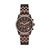 Michael Kors MK7559 Mini Bryant Chronograph Brown IP Bracelet Watch - W08233