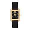 Michael Kors MKO1027 Petite Monroe Black Leather Strap Watch - W08235
