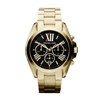 Michael Kors MK5739 Bradshaw Gold Tone Black Dial Bracelet Watch - W08245