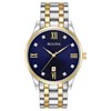 Bulova 98D130 Classic Diamonds Two Tone Bracelet Watch - W09207