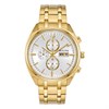 Bulova 97C109 Gold Plated Chronograph Bracelet Watch - W09323