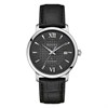 Bulova 96B441 Hudson Automatic Black Leather Strap Watch - W09400