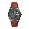 Fossil FS5900 Machine Brown Leather Strap Watch - W10288