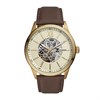 Fossil BQ2382 Flynn Automatic Brown Leather Strap Watch - W10465