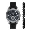 Fossil FS6145SET Machine Chronograph Watch And Bracelet Gift Set - W10534