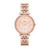 Fossil ES3546 Jacqueline Rose Tone Stone Set Bracelet Watch - W1071