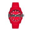 Diesel DZ1980 Double Up Red Silicon Strap Watch - W11223
