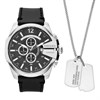 Diesel DZ4559 Mega Chief Watch And Necklace Gift Set - W11330