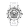 Diesel DZ4664 Framed Solar White Fabric Strap Watch - W11361