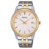 Seiko SUR402P1 Two Tone White Dial Bracelet Watch - W25215
