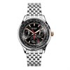 Sekonda 30038 Stainless Steel Black Dial Bracelet Watch - W31301