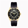 Sekonda 30317 Gold Tone Black Silicone Strap Watch - W31454