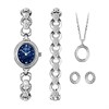 Sekonda 49105 Blue Dial Watch, Bracelet, Necklace & Earrings Gift Set - W32501