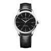 Baume & Mercier M0A10692 Clifton Automatic Black Leather Strap Watch - W35112
