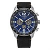 Citizen CA4654-12M Eco-Drive Chrono Stainless Steel Blue Dial Black Strap Watch - W38540