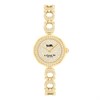 Coach 14504219 Gracie Gold Tone Stone Set Bracelet Watch - W43140