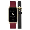 Radley RYS21-2154-SET Series 21 Gold Tone Black And Red Silicone Strap Watch - W51605