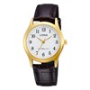 Lorus RRX20HX9 Gold Tone Brown Leather Strap Watch - W58227